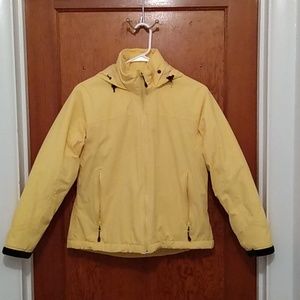 Lands End Ladies Yellow Coat Size XS/P 2-4